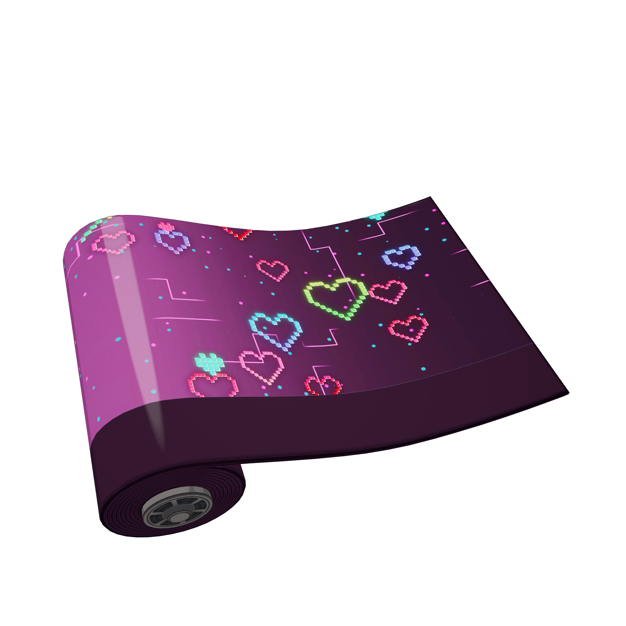 Пиксельные сердечки