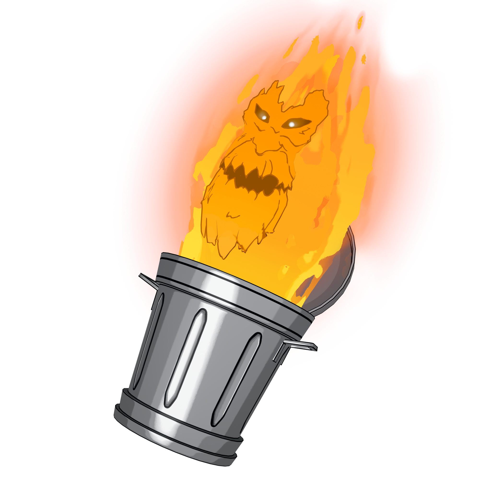 Горящая помойка