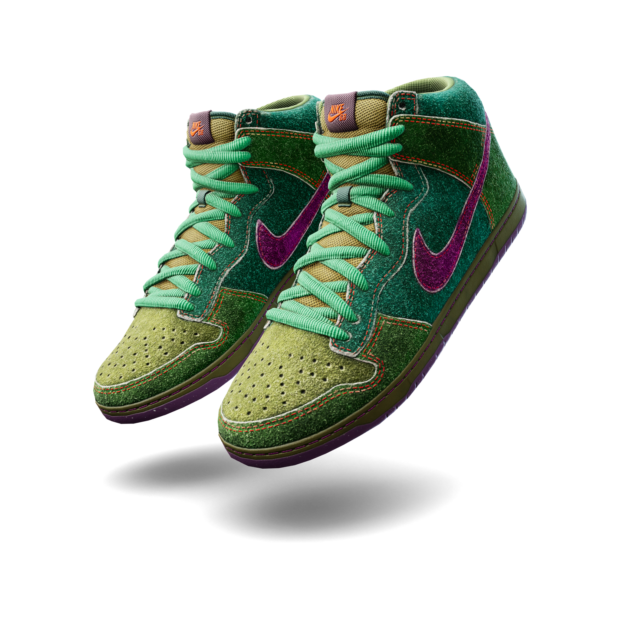Nike SB Dunk High 'Skunk'
