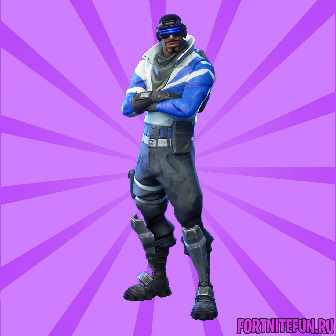 Скин Синий боец (Blue Striker)