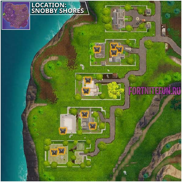 Богатый берег сундуки