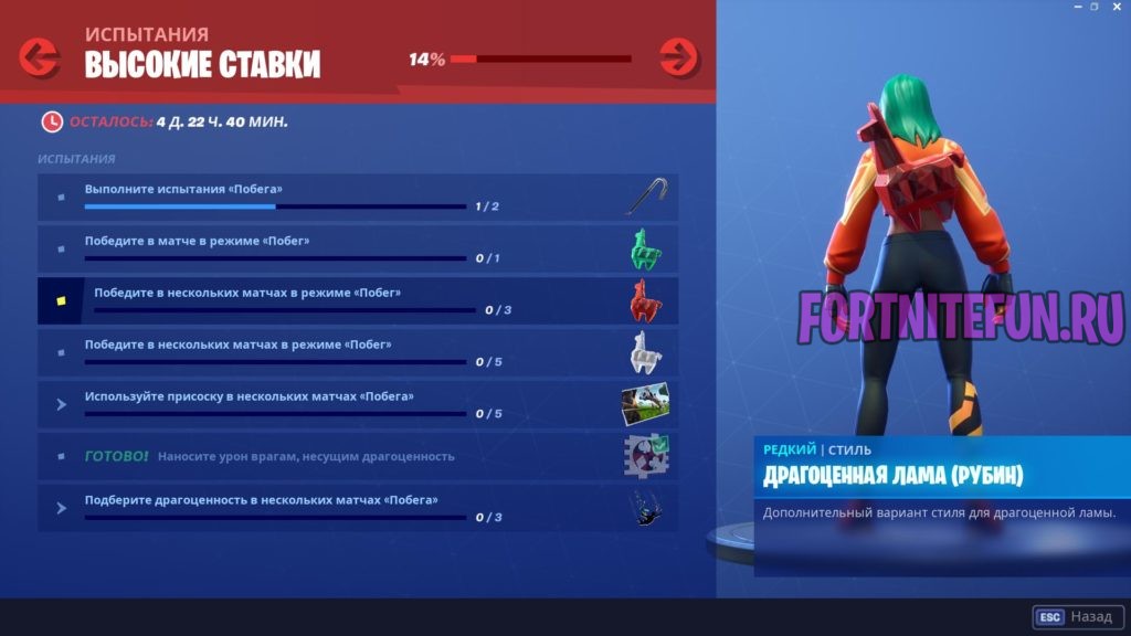 испытания высокие ставки