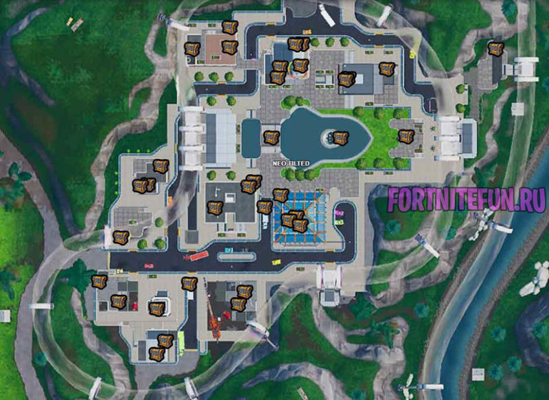 карта сундуков новые башни