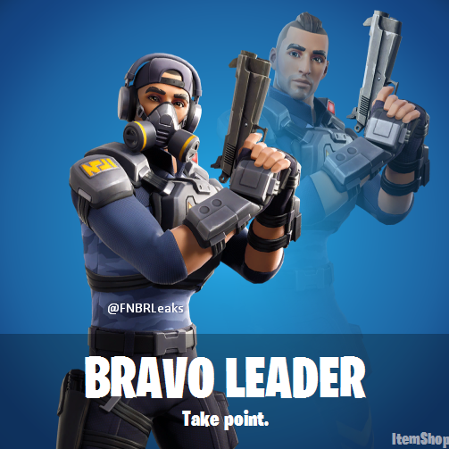 Скин Bravo leader девушка.