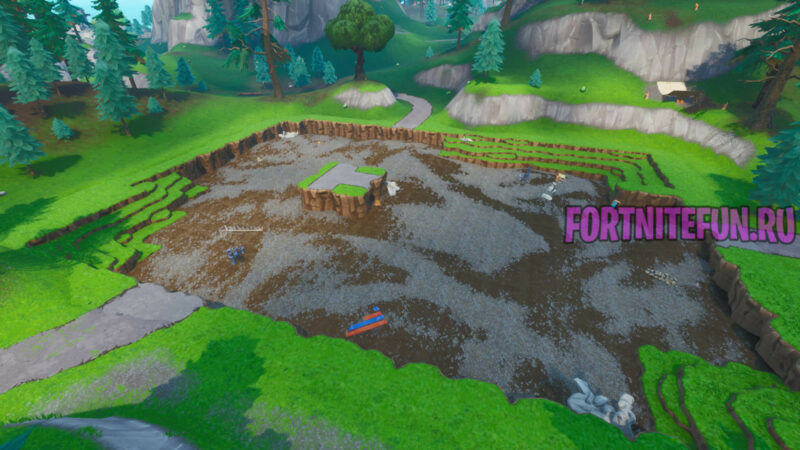 Футбольный стадион у Селения превратился в кратер