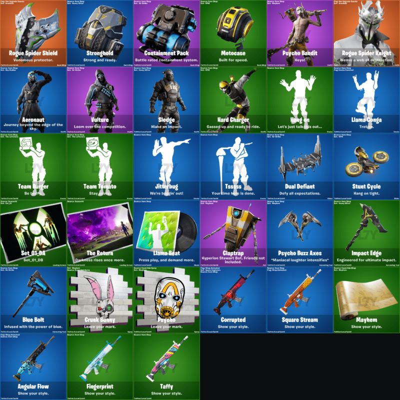 Сливы 10 сезона — Все скины и многое другое, найденное в обновлении v10.2