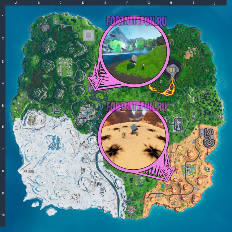 Посетите памятник кубу в пустыне или на реке