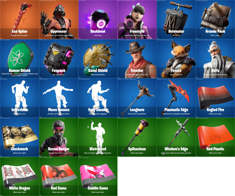 Сливы 10 сезона — Все скины и многое другое, найденное в обновлении v10.1