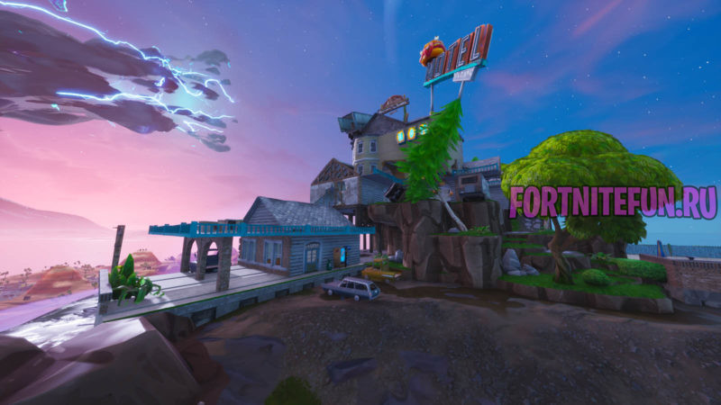Парящий остров и Куб снова в Фортнайт!