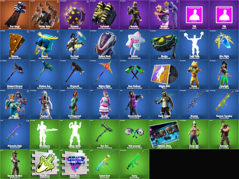 Сливы 10 сезона — Все скины и многое другое, найденное в обновлении v10.3