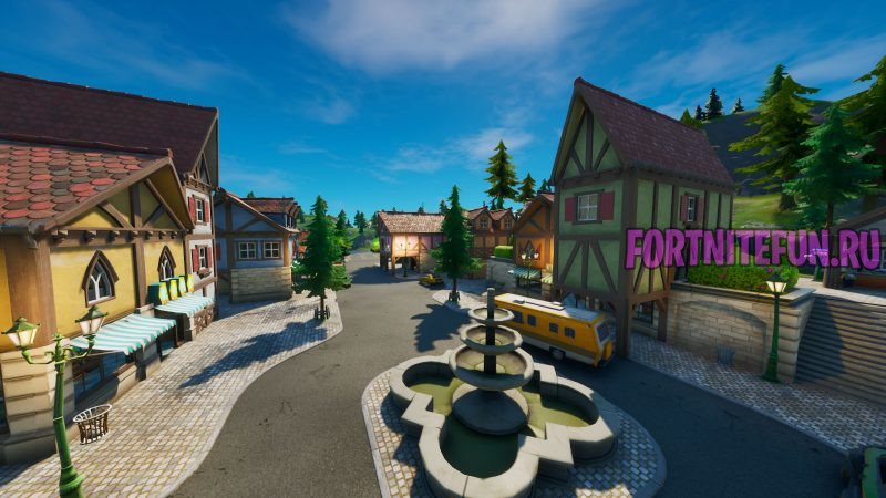 Горный Городок (Misty Meadows) - локация фортнайт
