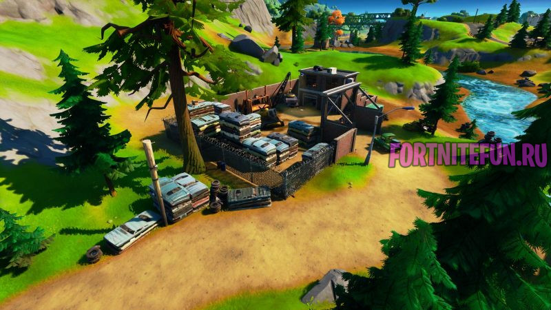 мятые машины фортнайт