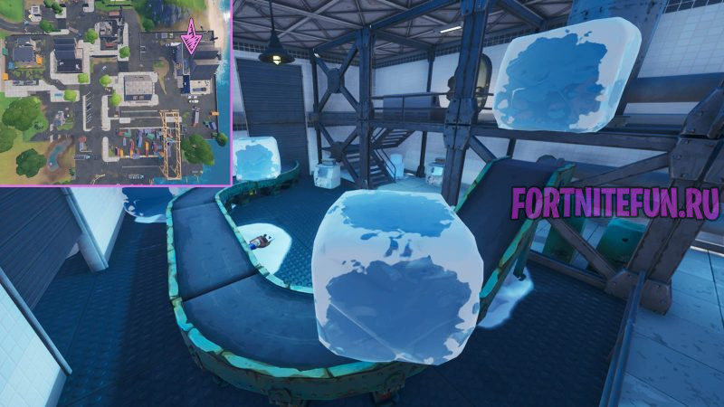 Откройте замороженную добычу - испытание Зимний фестиваль фортнайт 1