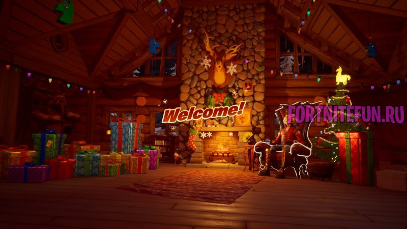 Ищите рождественские чулки в домике «Зимнего фестиваля»