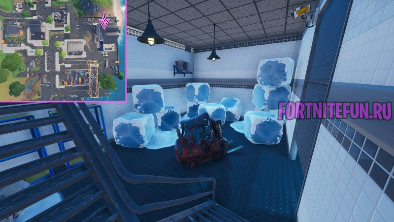 Откройте замороженную добычу - испытание Зимний фестиваль фортнайт 1
