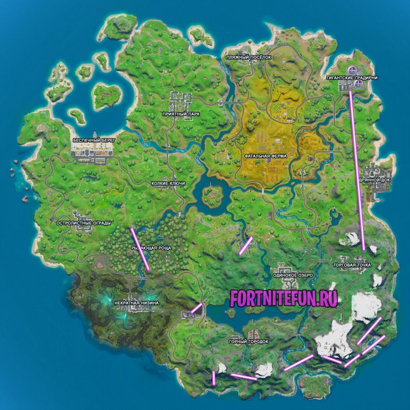 Используйте зиплайн в разных матчах