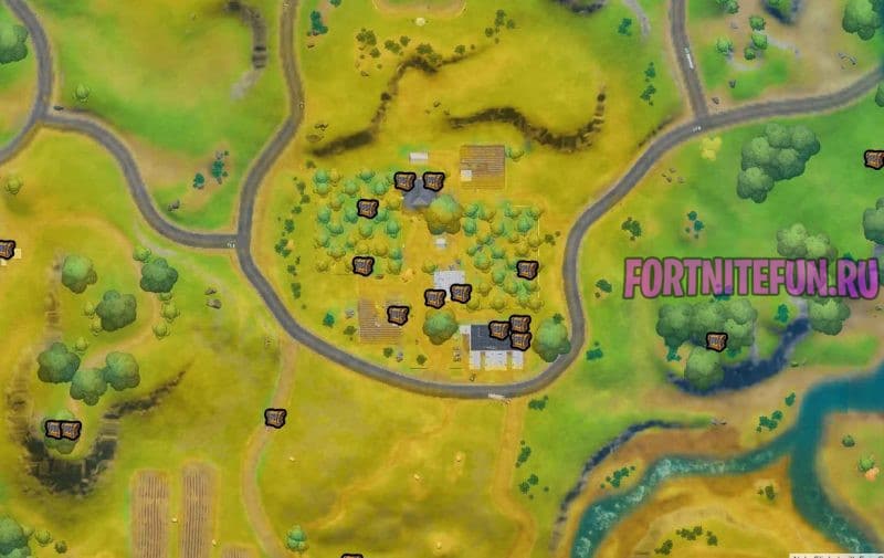 Фруктовый сад карта сундуков