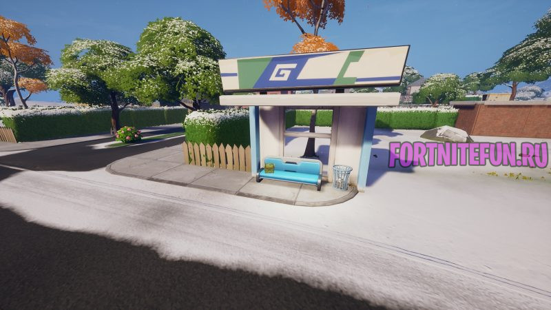 Автобусные остановки фортнайт