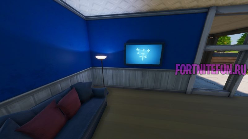 Телевизор фортнайт