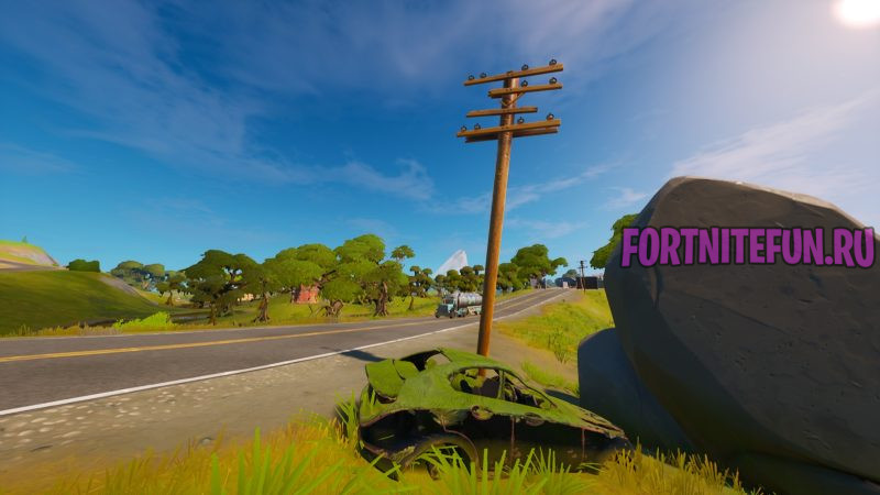 Телефонный столб фортнайт