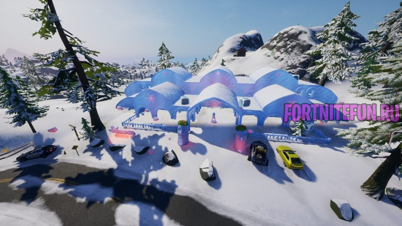 Гостиница "Мороз по коже" в фортнайт