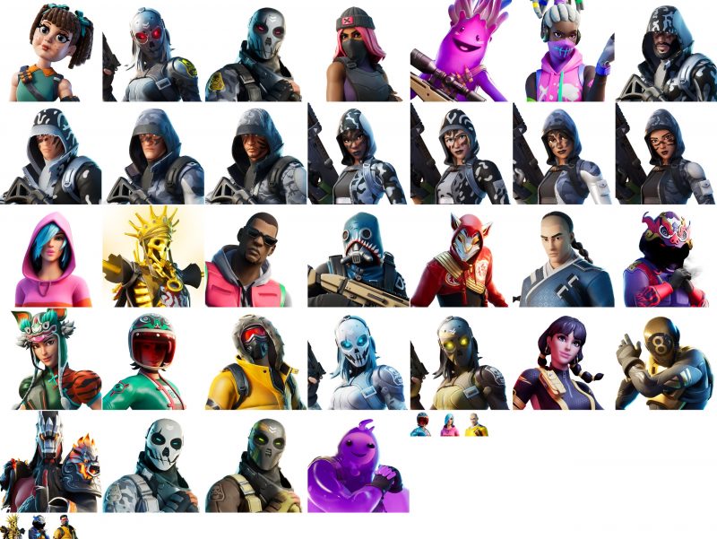 Сливы фортнайт 2 — Все скины и многое другое, найденное в обновлении v11.40