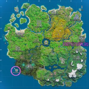 нефтевышка фортнайт на карте