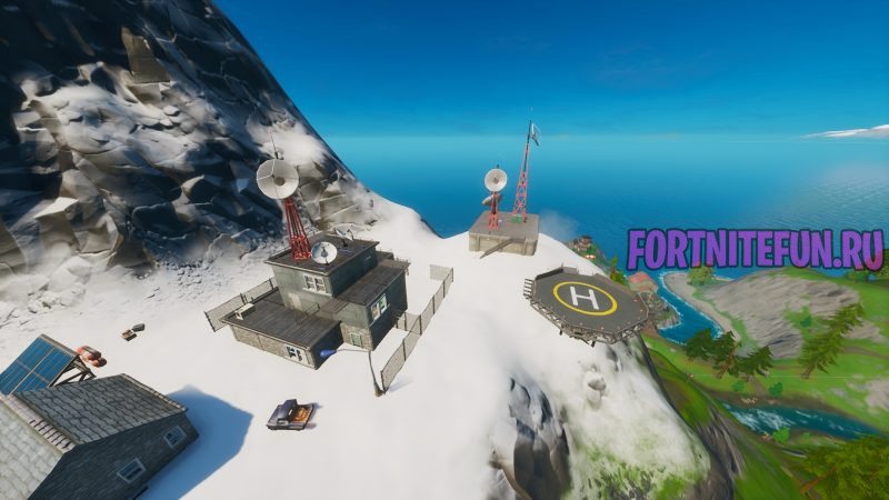 Ветролетная площадка на метеостанции