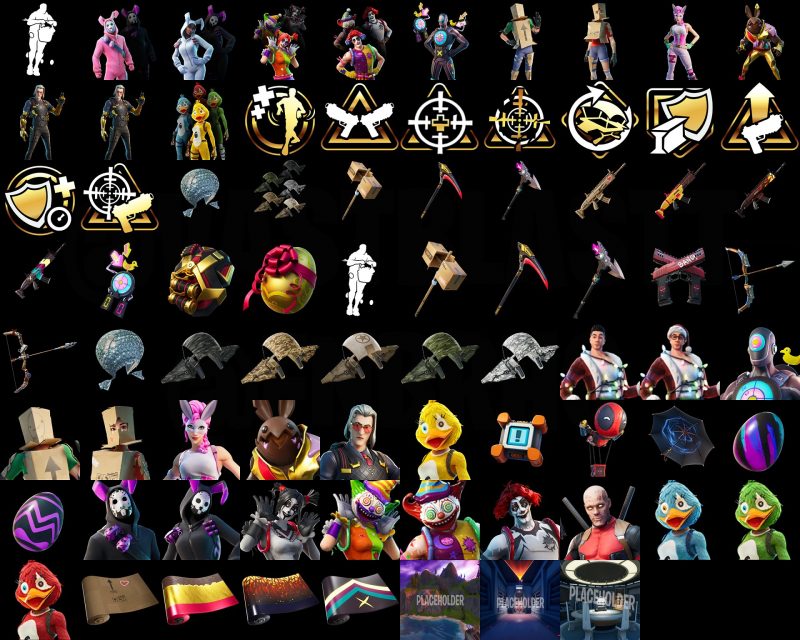 Все косметические предметы в обновлении 12.30