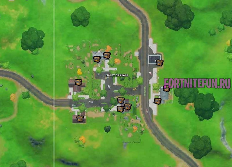 Карта сундуков колкие ключи фортнайт