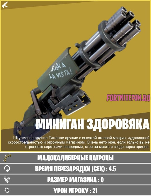 миниган Здоровяка фортнайт