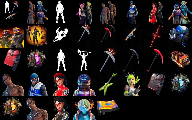 Все скины обновления 12.41 в фортнайт