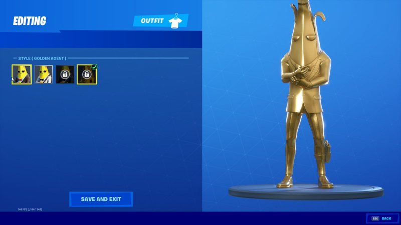 Золотой банан в фортнайт