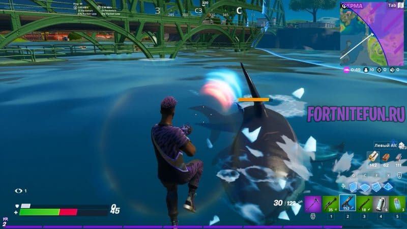 Акула фортнайт