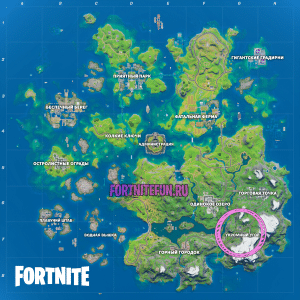 укромный угол фортнайт