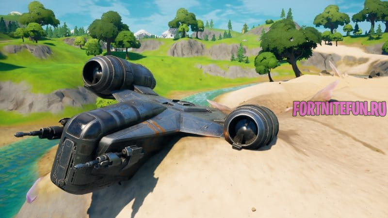 локация Лезвие бритвы (Razor Crest) фортнайт