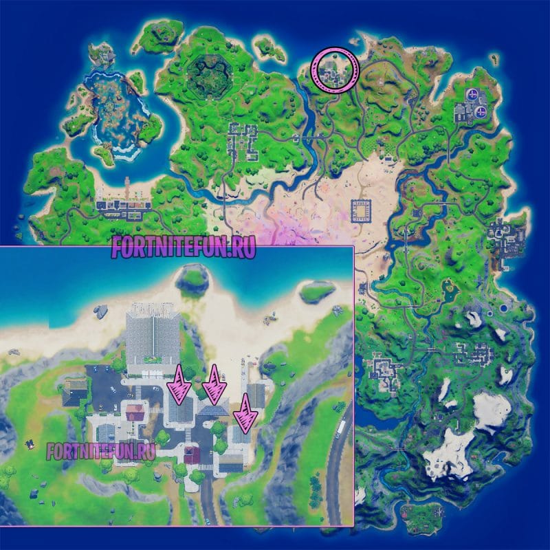 Уничтожьте лодки в фортнайт