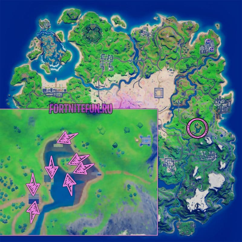 Уничтожьте лодки в фортнайт