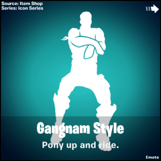 gangnam style добавят в фортнайт 320x320 - Эмоцию Gangnam Style добавили в фортнайт