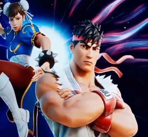 Снимок0000 - Коллаборация Фортнайт и Street Fighter: трейлер, скины, эмоции