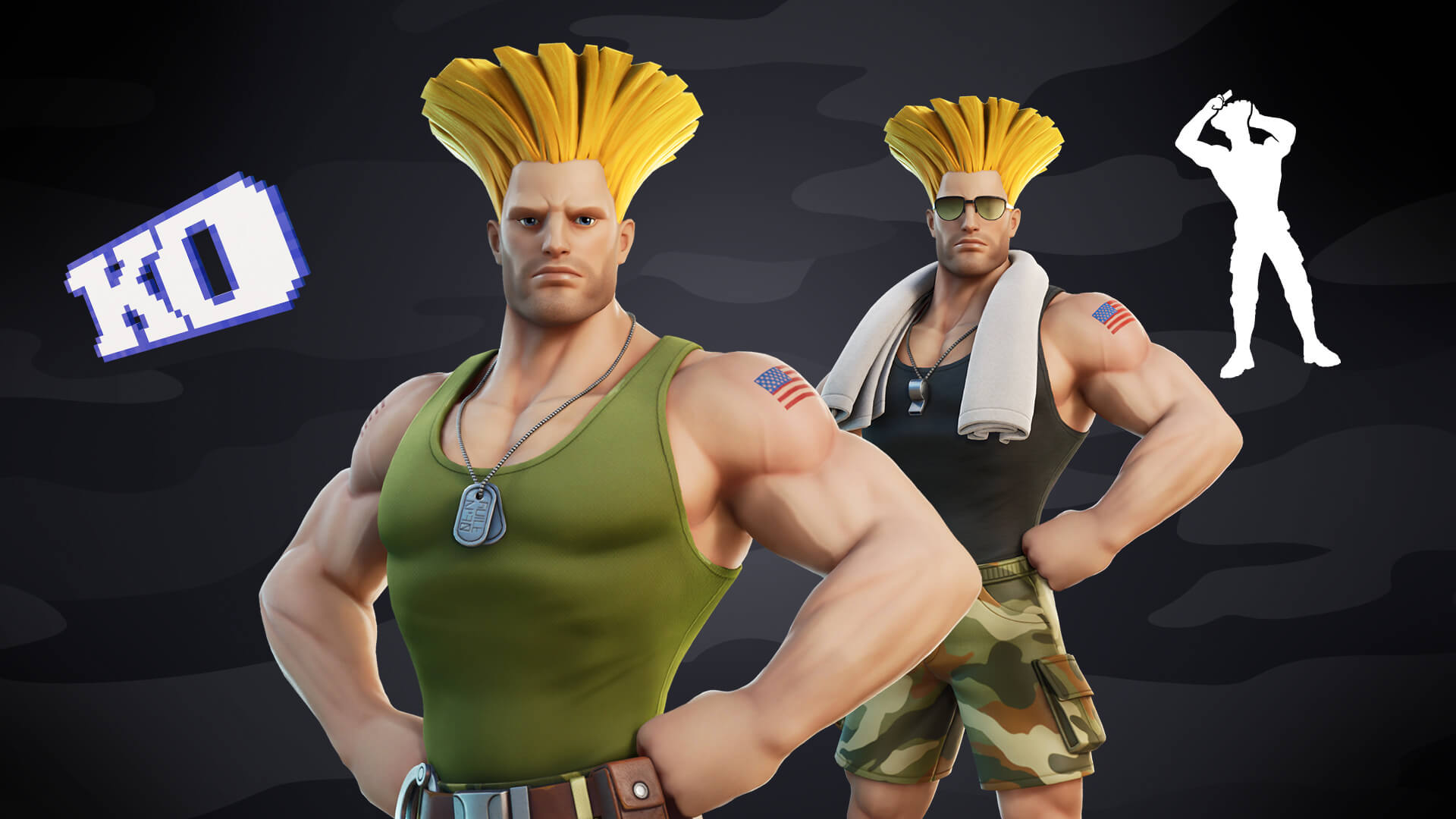 Кэмми и Гайл из Street Fighter в фортнайт: скины и турнир - Фортнайт  (Fortnite)