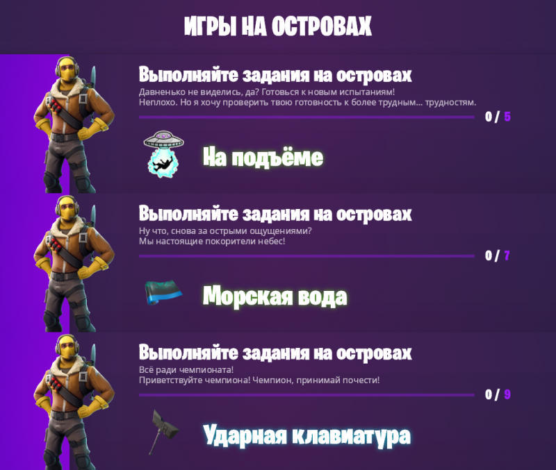 Какие из перечисленных персонажей в игре fortnite являются плохими