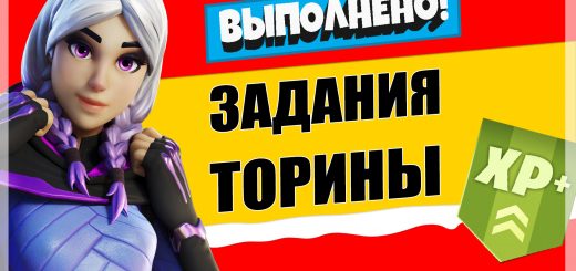 торина 520x245 - Задания персонажа Астронавт Шимпински | Испытания на опыт фортнайт 18 сезон
