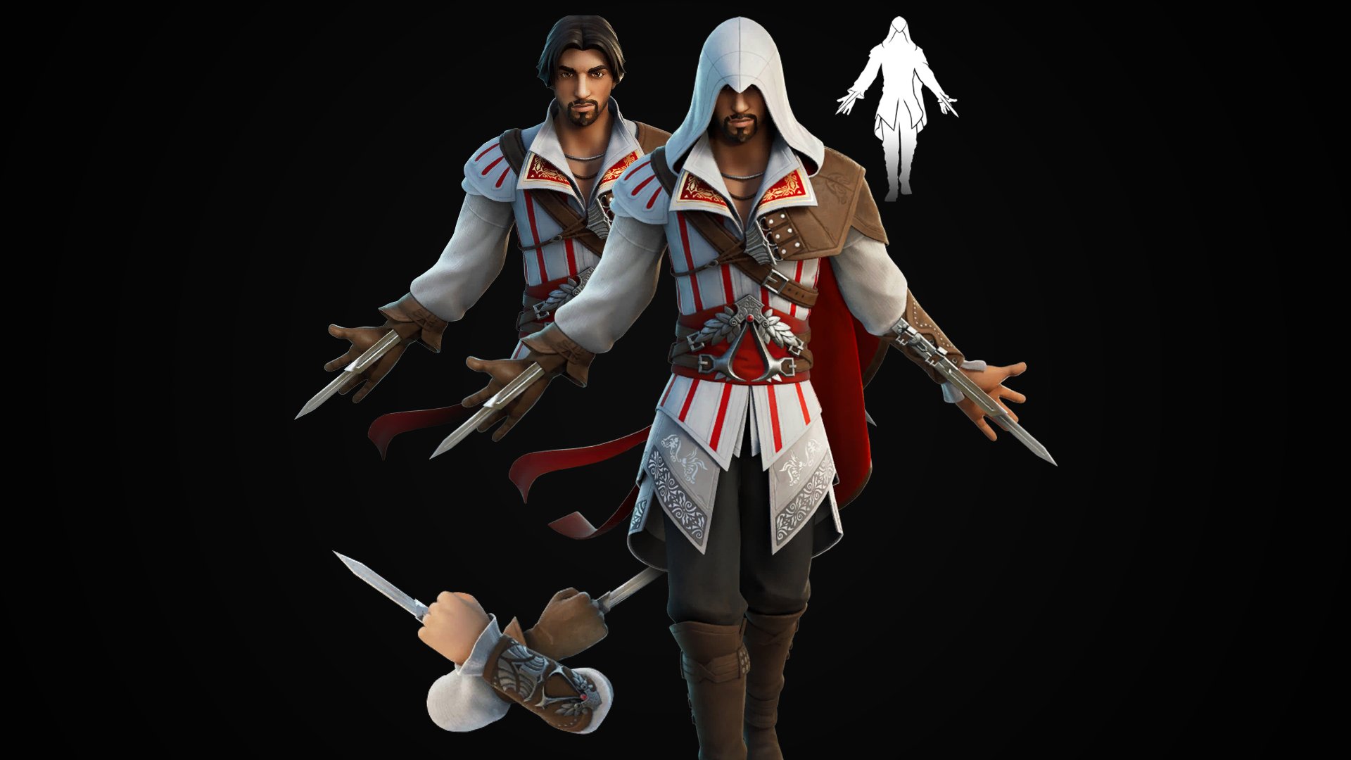 FMybdcXXEAYWluL - Эцио Аудиторе из Assassin's Creed в фортнайт