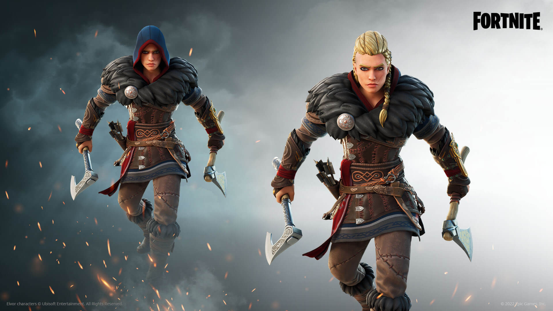 Эйвор Варинсдоттер вместе с Эцио Аудиторе из Assassins Creed в фортнайт 1 - Эйвор Варинсдоттер вместе с Эцио Аудиторе из Assassin’s Creed скоро в фортнайт