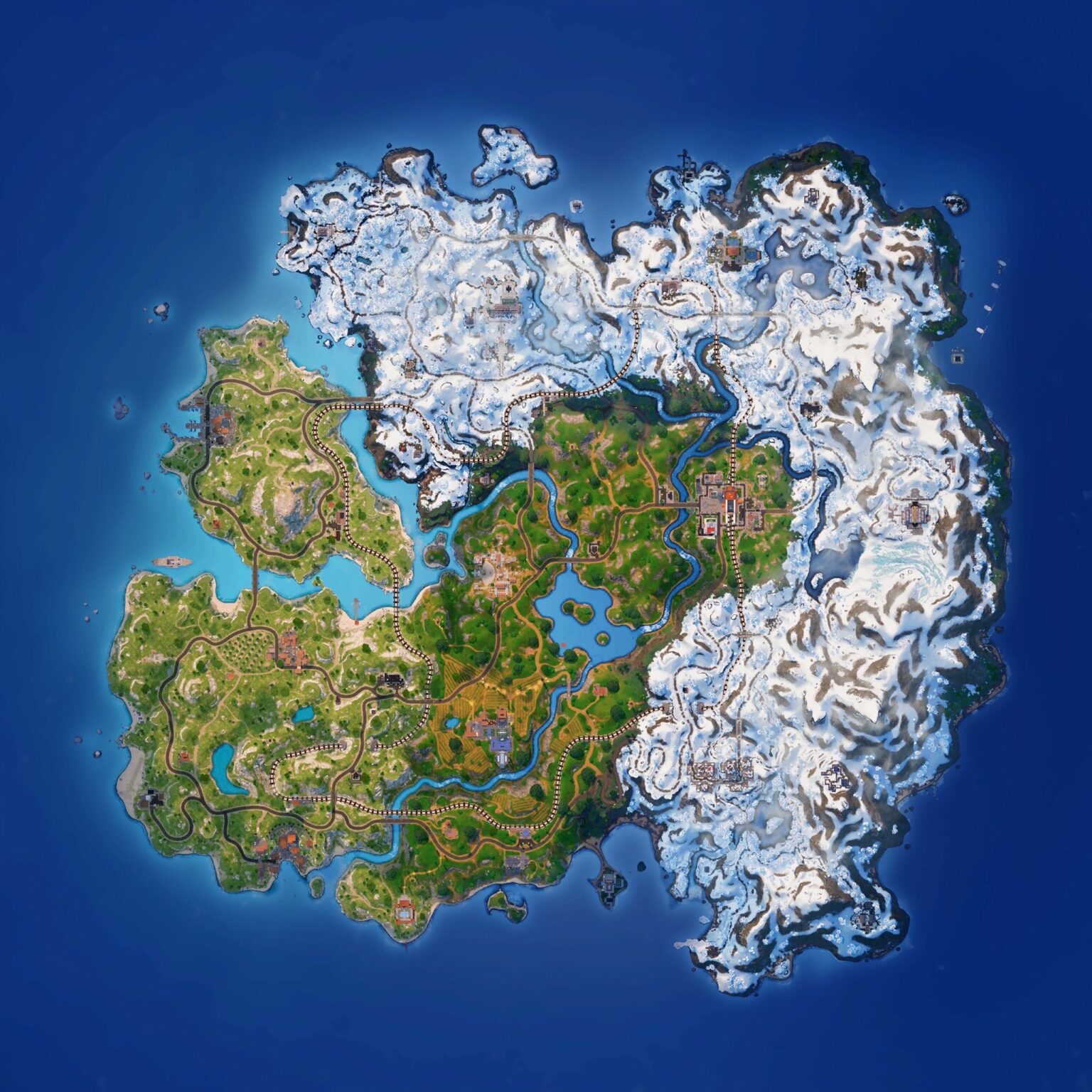 Карта фортнайт - Фортнайт (Fortnite)