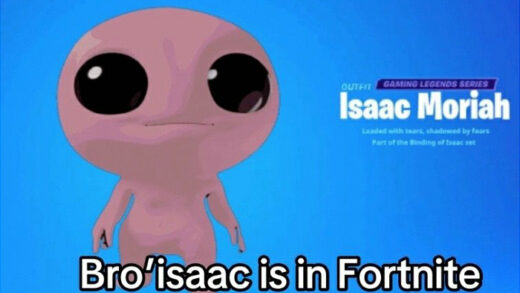 ge7vitkw8aaynm0 520x293 - Персонажи игр "The Binding of Isaac" и "Super Meat Boy" могут появиться в фортнайте