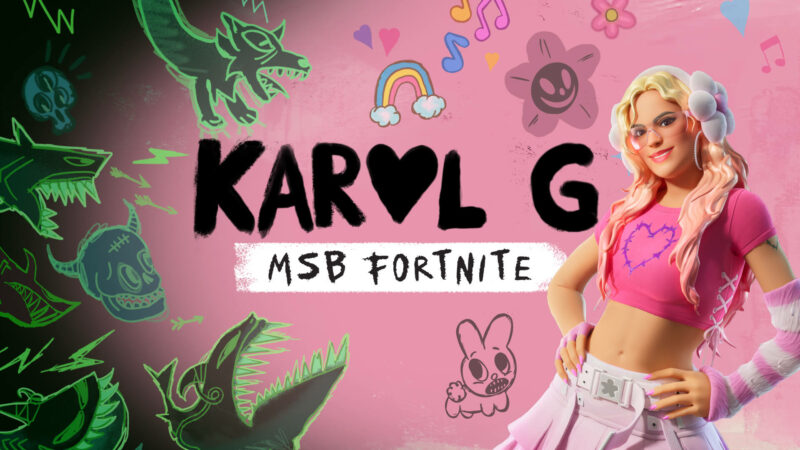 fortnite festival karol g msb fortnite 1920x1080 62f53f72cb7a 800x450 - Karol G появится в пятом сезоне Фортнайт Фестиваля