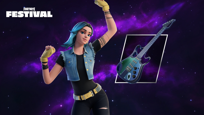 LISA станет хедлайнером 12-го сезона Фортнайт Фестиваля! fortnite melodie mars outfit and hollow diffusion guitar - LISA станет хедлайнером 12-го сезона Фортнайт Фестиваля!