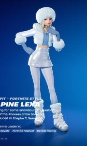 alpine lexa 180x300 - Сливы обновления v39.11 фортнайт &ndash; Новогодние скины и коллаборации